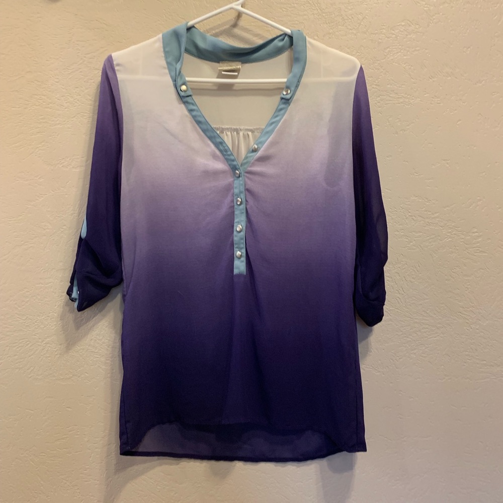 Sheer 3/4 sleeve